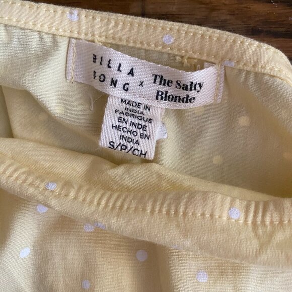 NWT Billabong X The Salty Blonde Sun Glow Crop Top Size Small - Picture 8 of 10